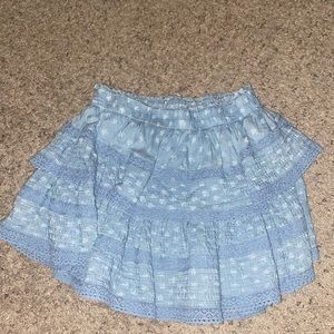 aerie ruffle skirt